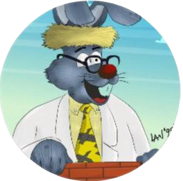 Dr Whiz, the official mascot